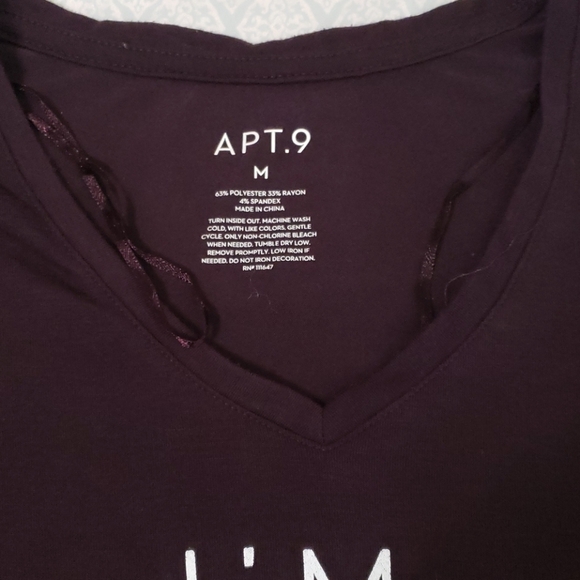 New t.shirt I dreaming of a wine x.mas size median - Picture 3 of 3